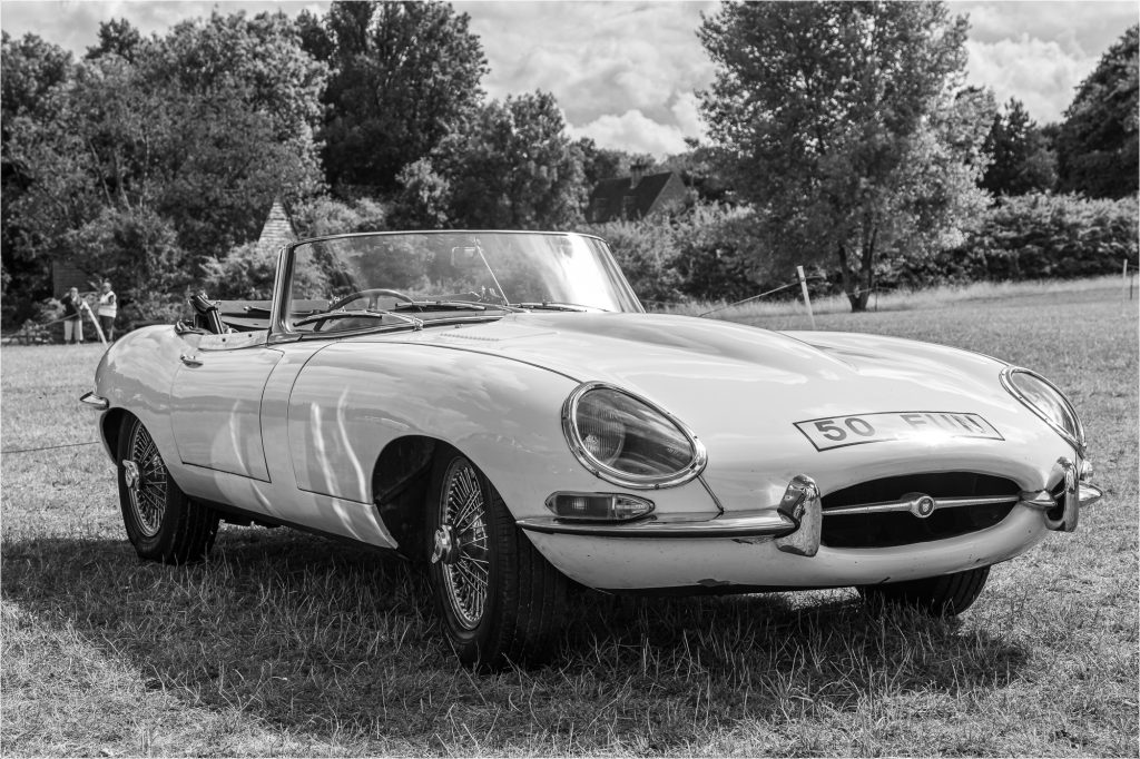 Black and white E-type
